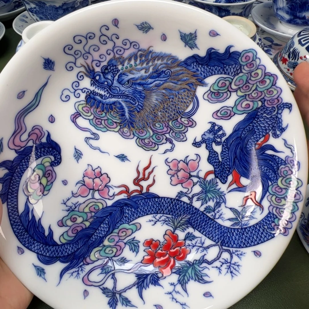 景德镇纯手工纯手绘茶具木木34