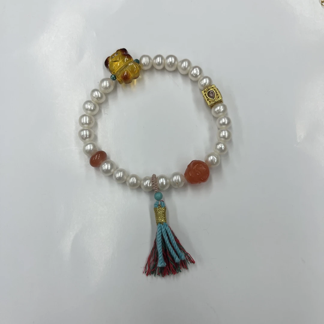 天然淡水珍珠手链设计款轻奢珠宝