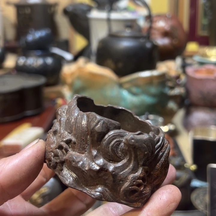 铁中古工艺品摆件