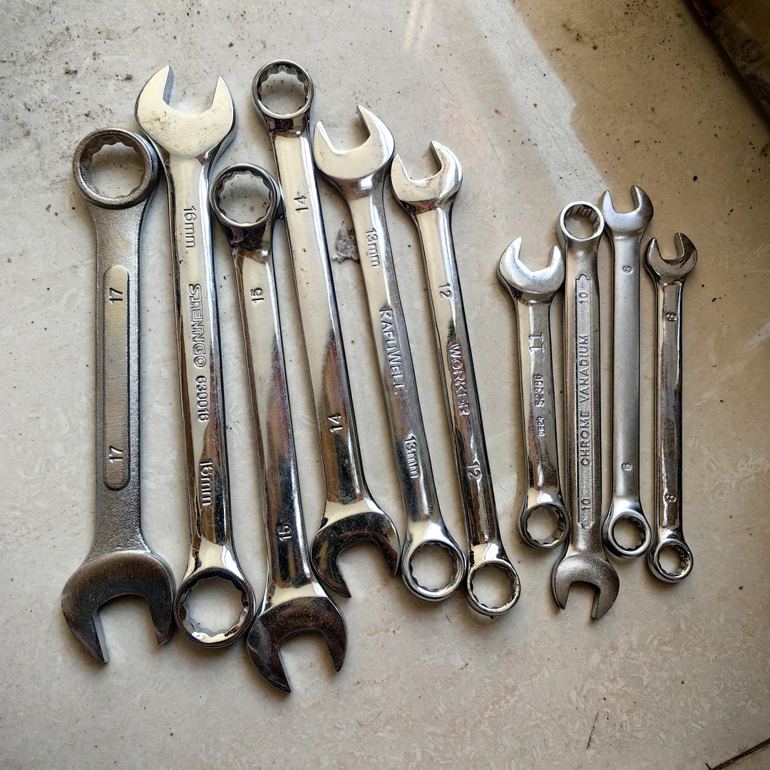 梅开俩用扳手一套9把