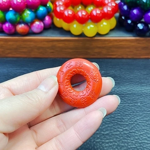 玛瑙/玉髓手链未镶嵌红三