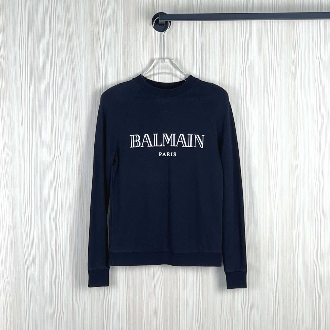 99新 BALMAIN/巴尔曼 安洁利严选/卫衣/尺码34直播间为准/GSS7571