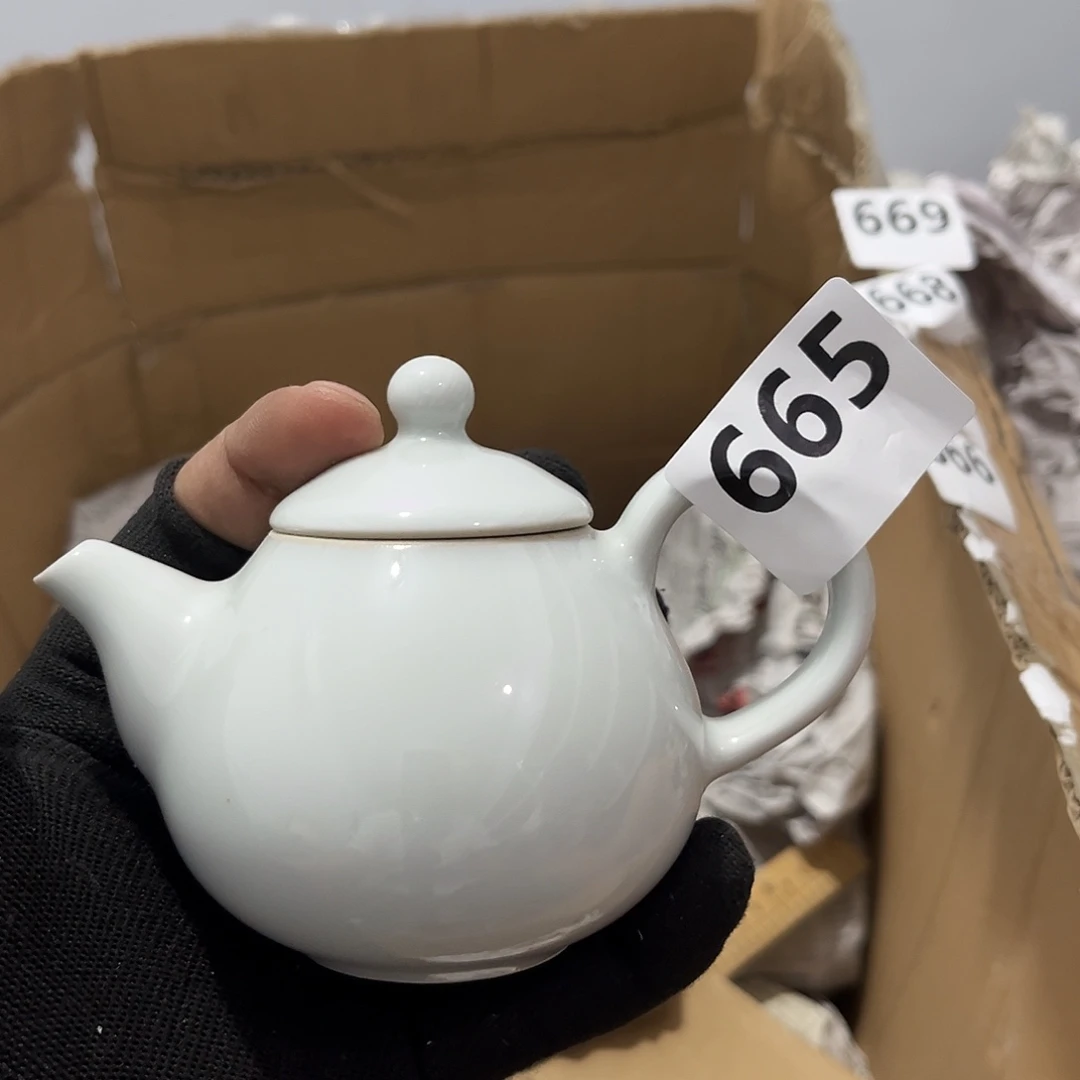 瓷片茶摆件工艺品摆件666