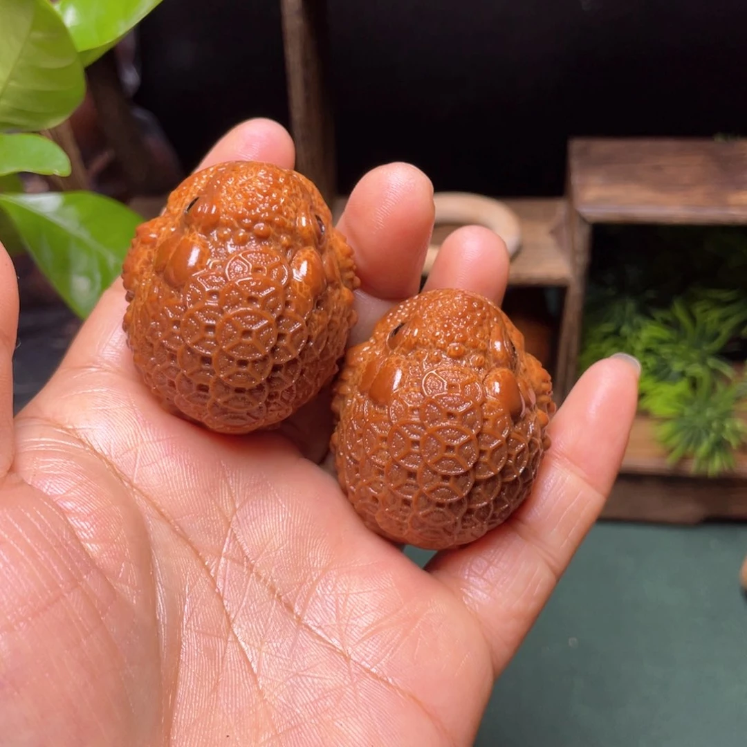 手串/手链橄榄核金币金蟾37一对