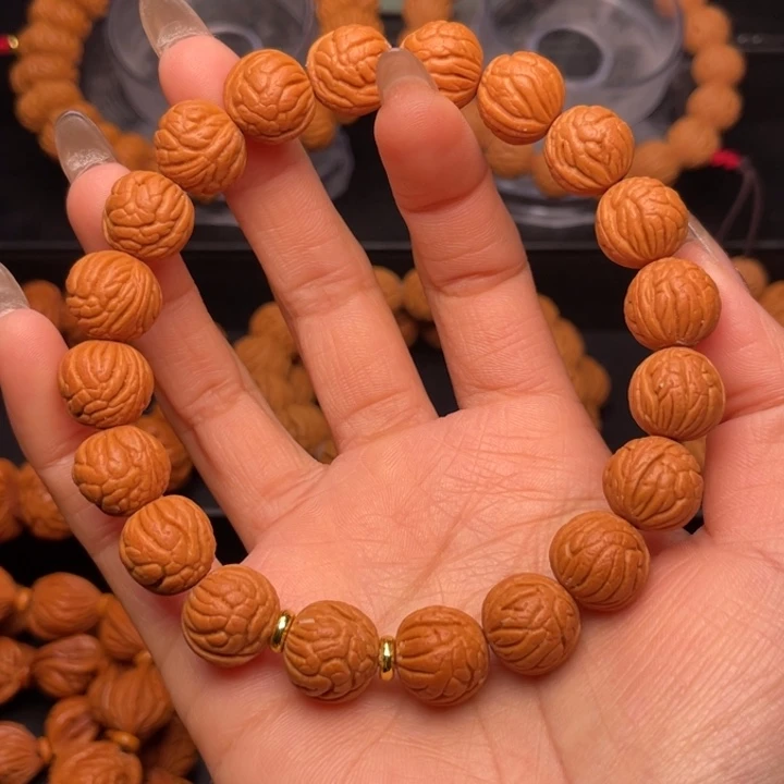 桃核手串1.3尺寸聚宝盆手串（17号链接）