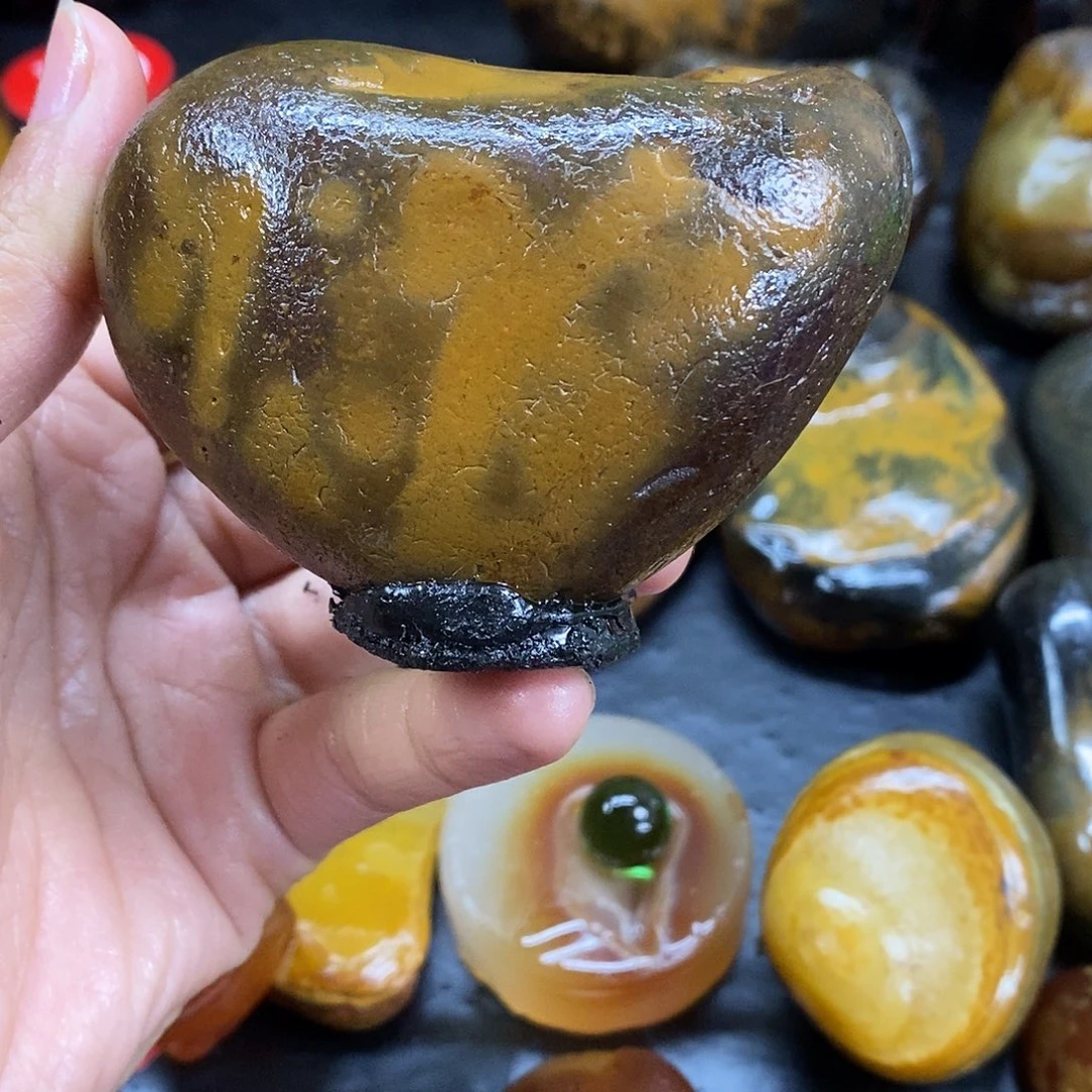 玛瑙/玉髓未镶嵌手把件