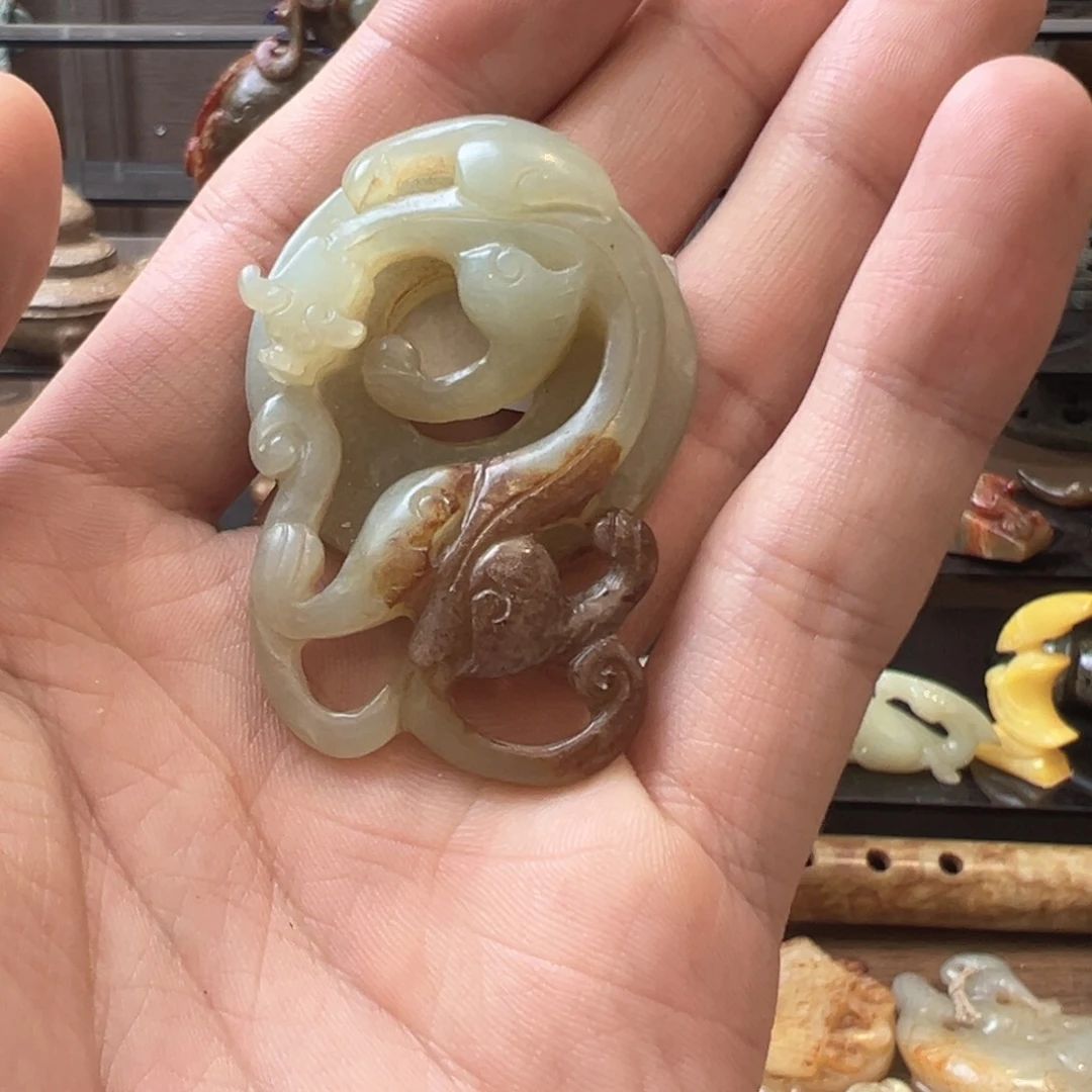 和田玉（糖玉）未镶嵌挂件