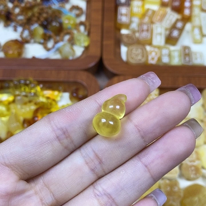 橄榄核吊坠葫芦48