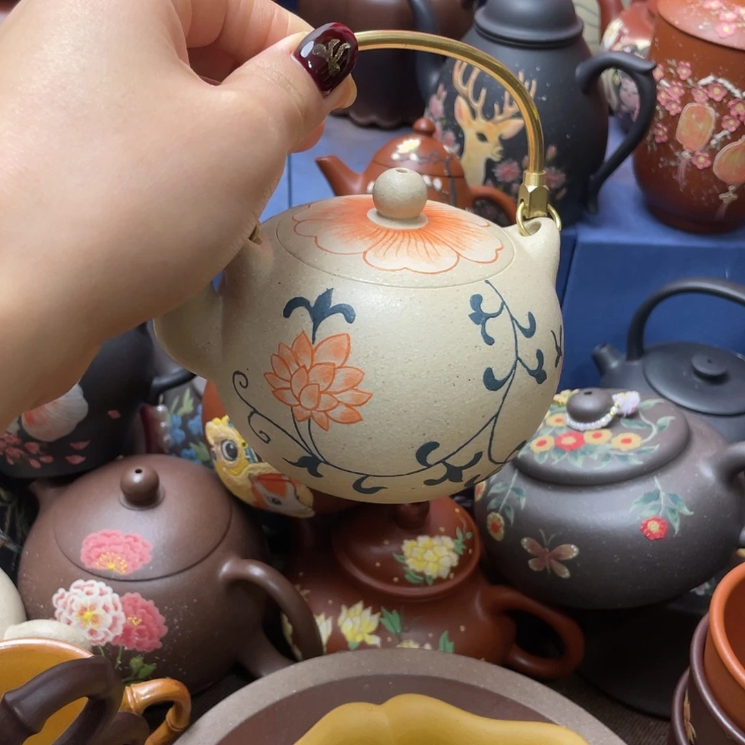 欣***宝红泥茶杯紫砂主人杯260cv