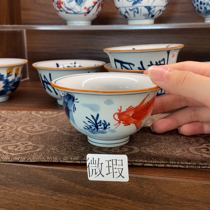 釉下老陶泥手工绘制