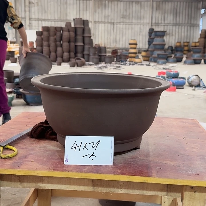 紫砂花盆手工制作24