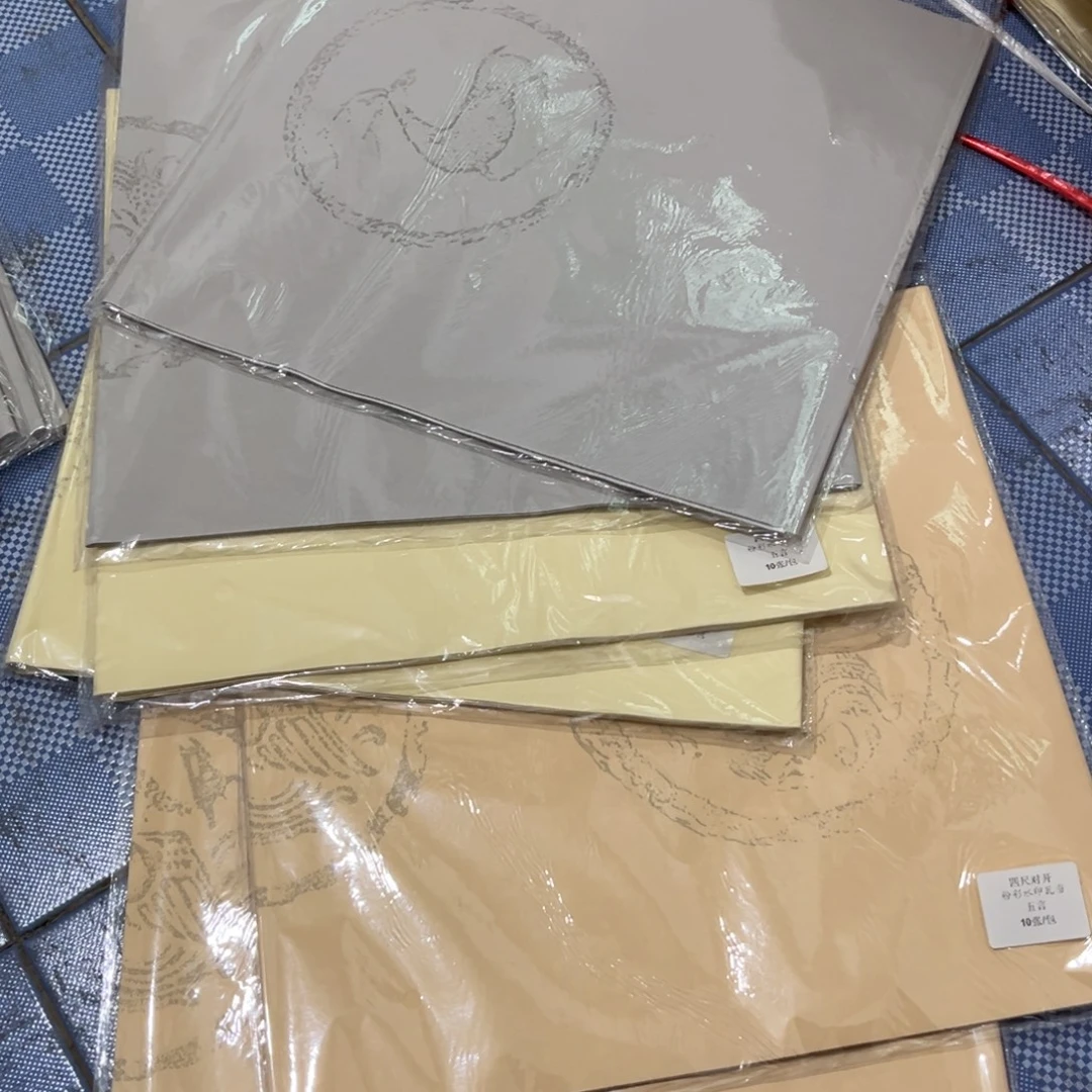 粉彩四尺对开6包五言