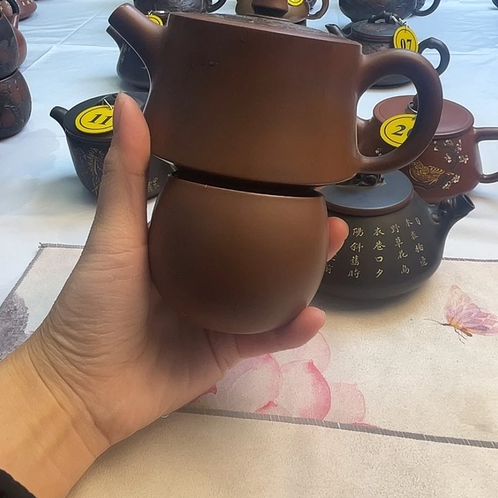黑**妖广西钦州坭兴陶茶壶