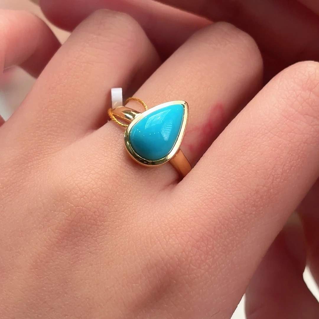 绿松石银S925镶嵌颈饰