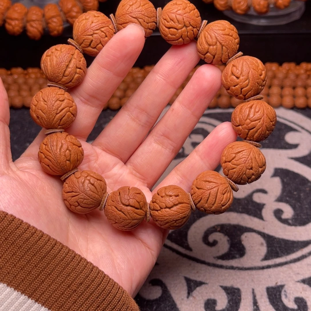 手串桃核龙纹铁将军18