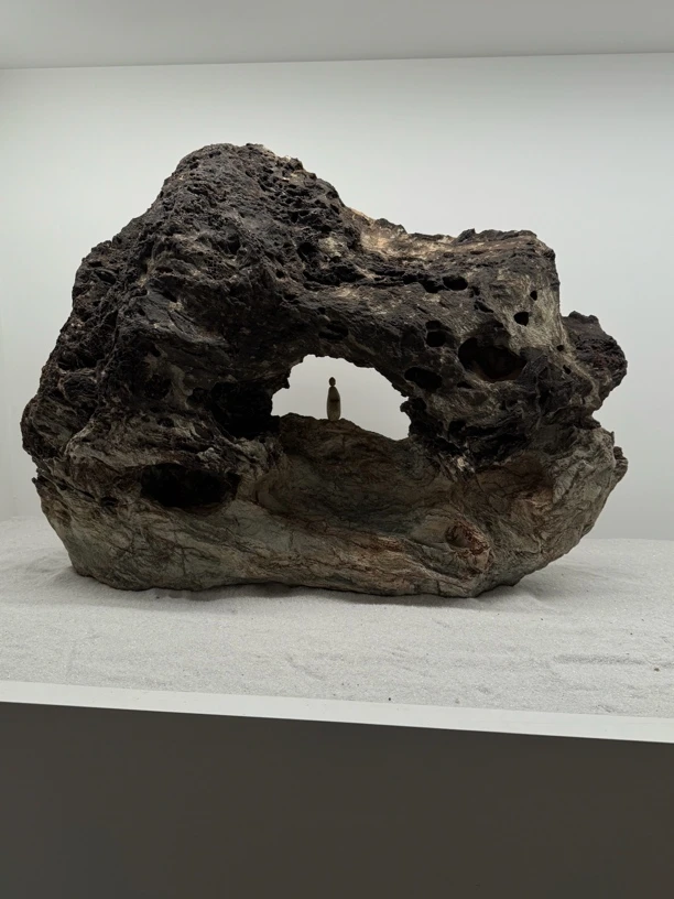 海石自然石孤品陈设作品摆件