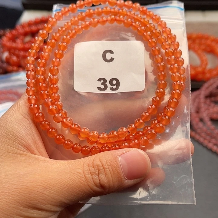 南红玛瑙未镶嵌多样性发货默认微瑕称重5mm