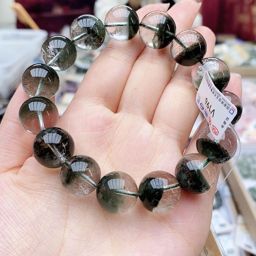 水晶手链未镶嵌v196 绿幽灵 15m+