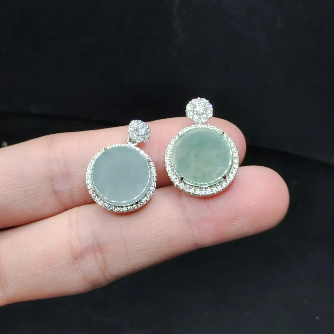 【康康严选】翡翠圆吊坠赠皮绳GS【多样性发其一】约28-6mm