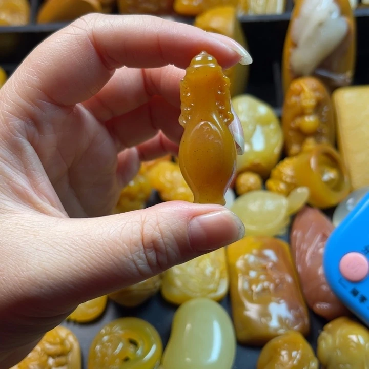 艳***燕石英质玉未镶嵌颈饰