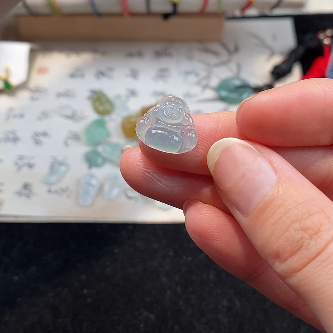 翡翠颈饰未镶嵌帮*天然翡翠