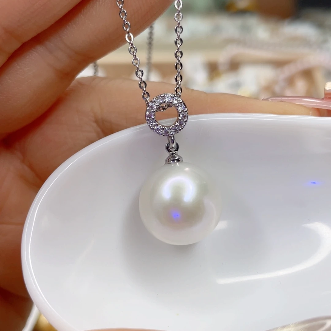 淡水珍珠未镶嵌吊坠(赠链)
