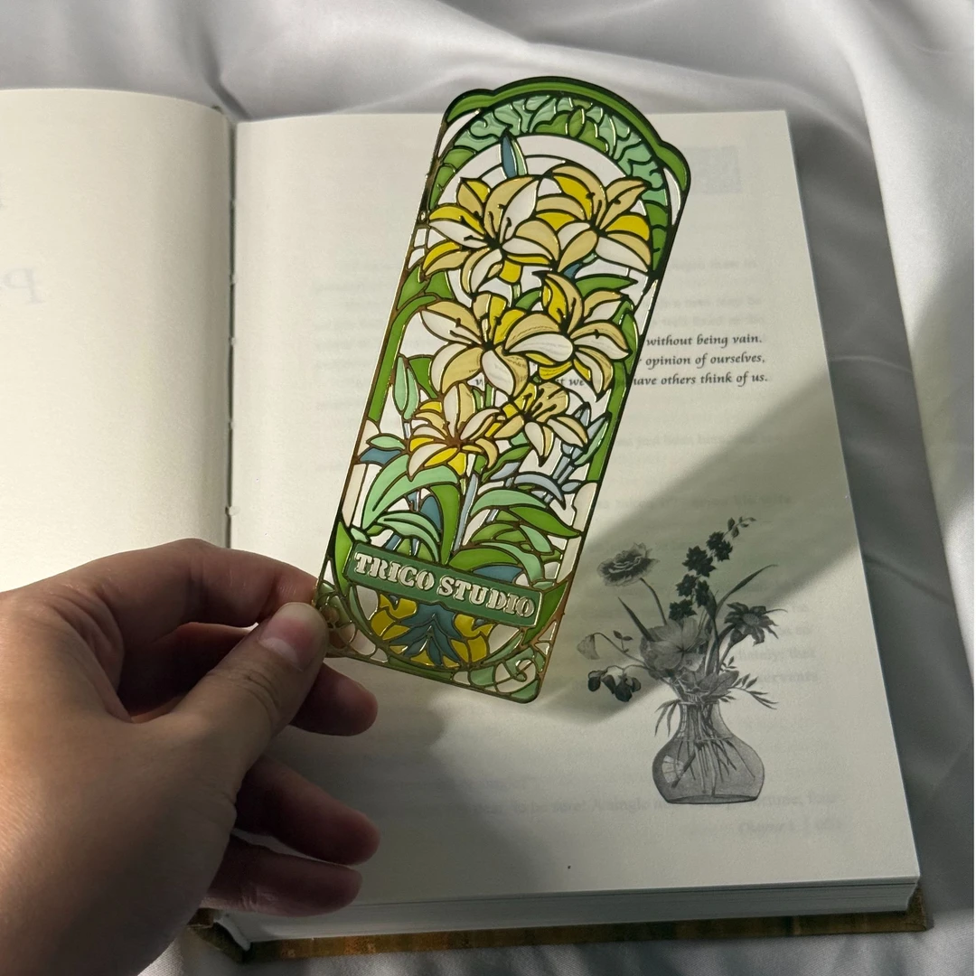 金百合花窗·书签实用文创精美书签送老师纪念品高颜值书签