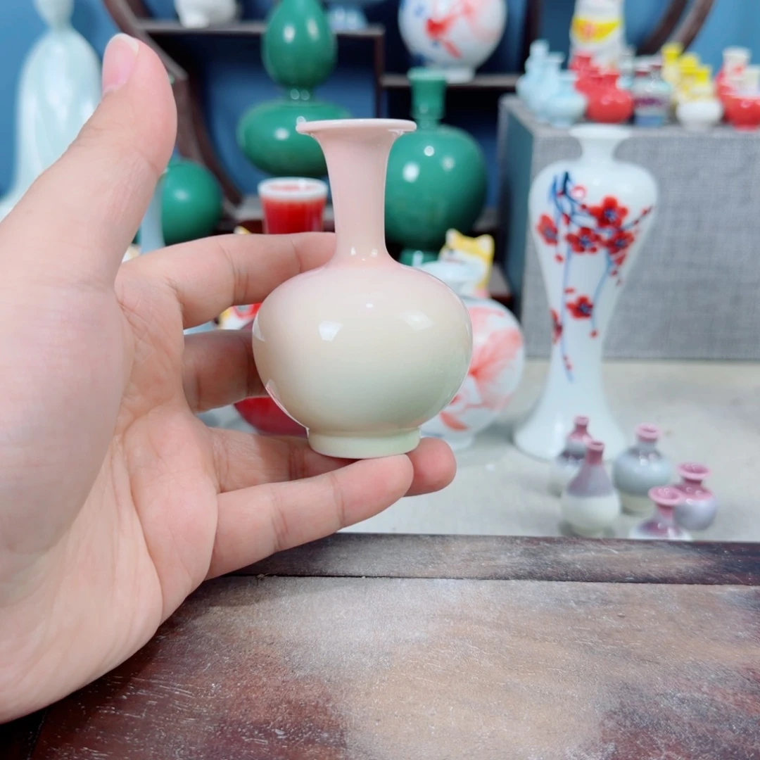 陶瓷手工小花器摆件