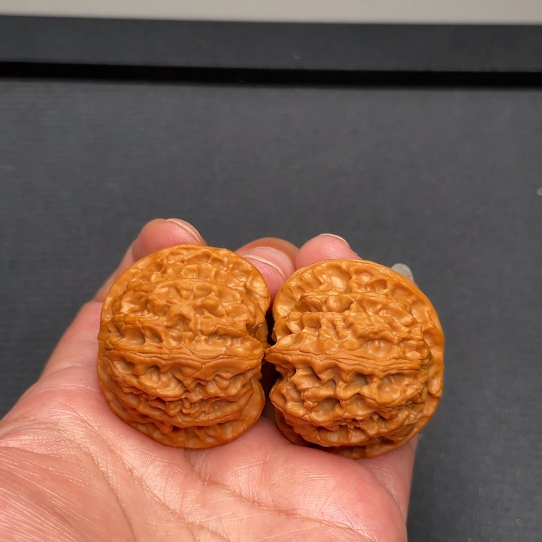 把件猴头核桃39×37精修打底门头沟苹果园XM3255