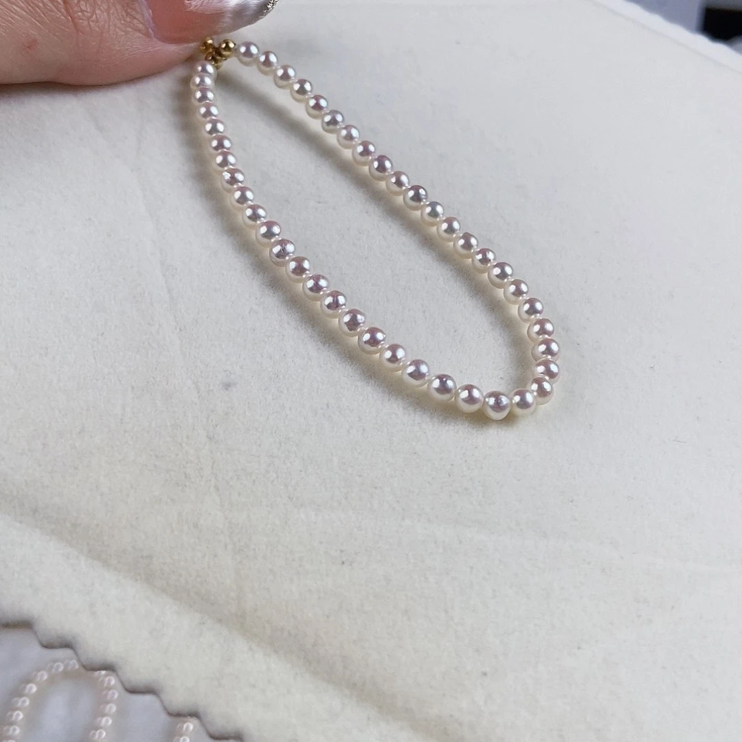 淡水珍珠手绳银S925镶嵌