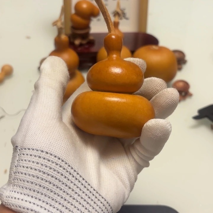 宁***️天然手捻老皮葫芦