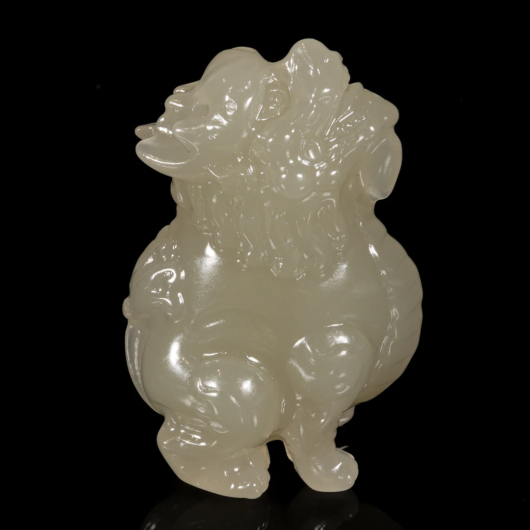 LOT.001和田玉瑞兽/X2199