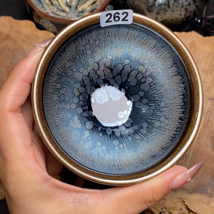 茶盏建窑建盏主人杯262微瑕