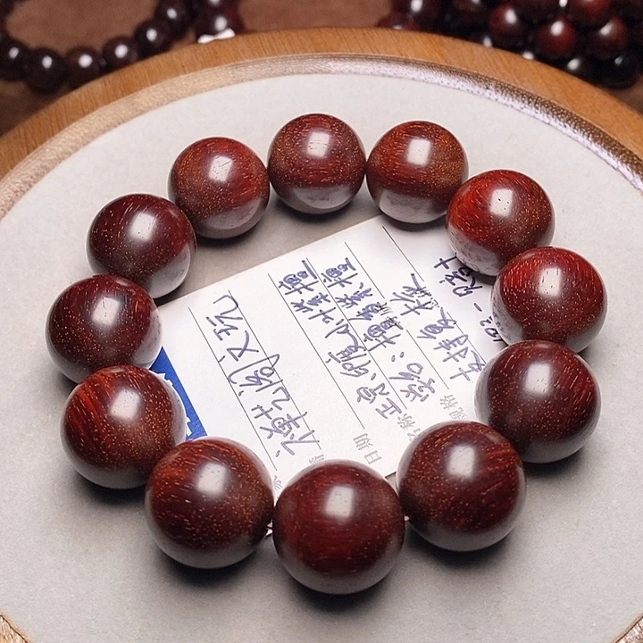 小叶紫檀手串/手链原汁原味2.0cm