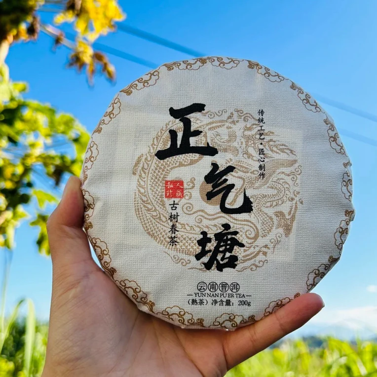 正气塘大树混采普洱生茶口感醇厚甘甜细腻茶叶茶饼200克/饼