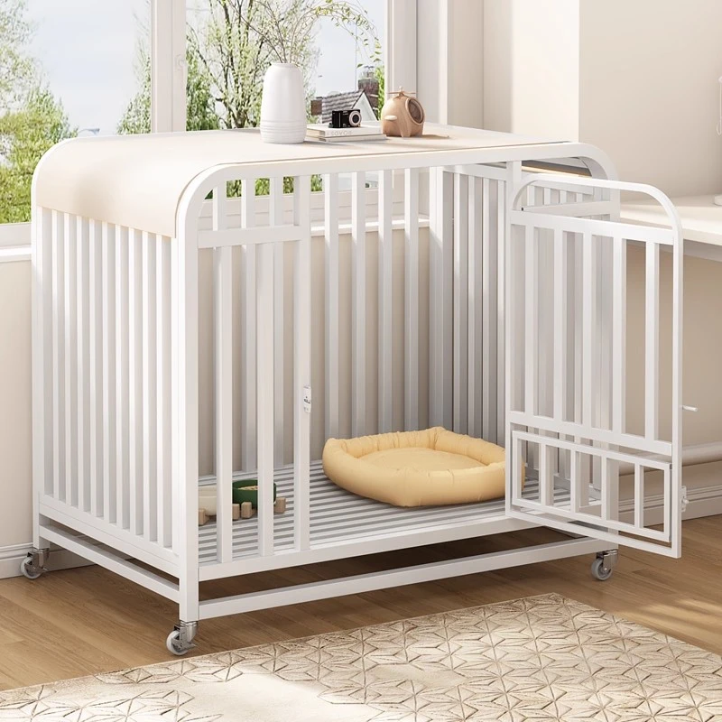 狗笼子家用室内中大型犬带厕所分离宠物笼加粗加厚加高大号狗围栏