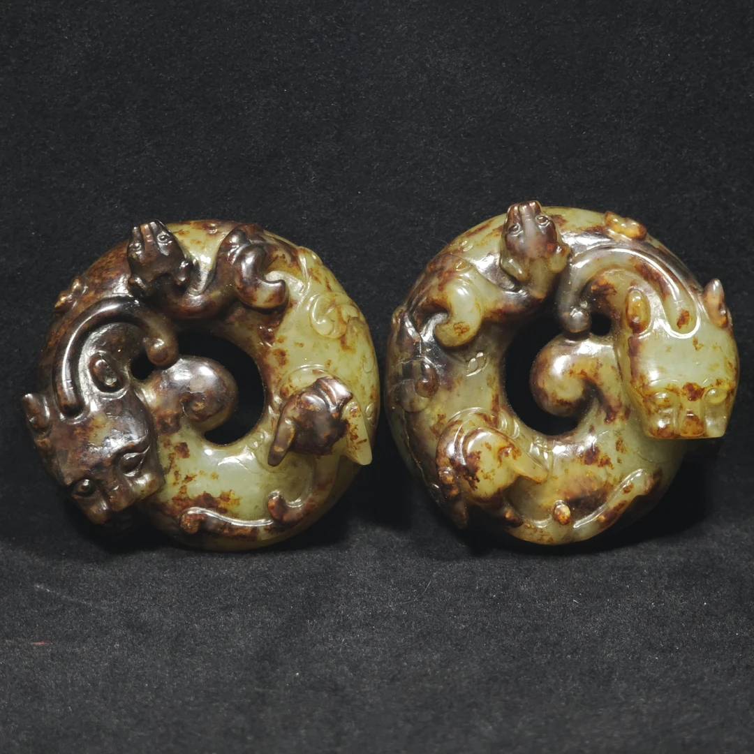 和田玉镇纸一对