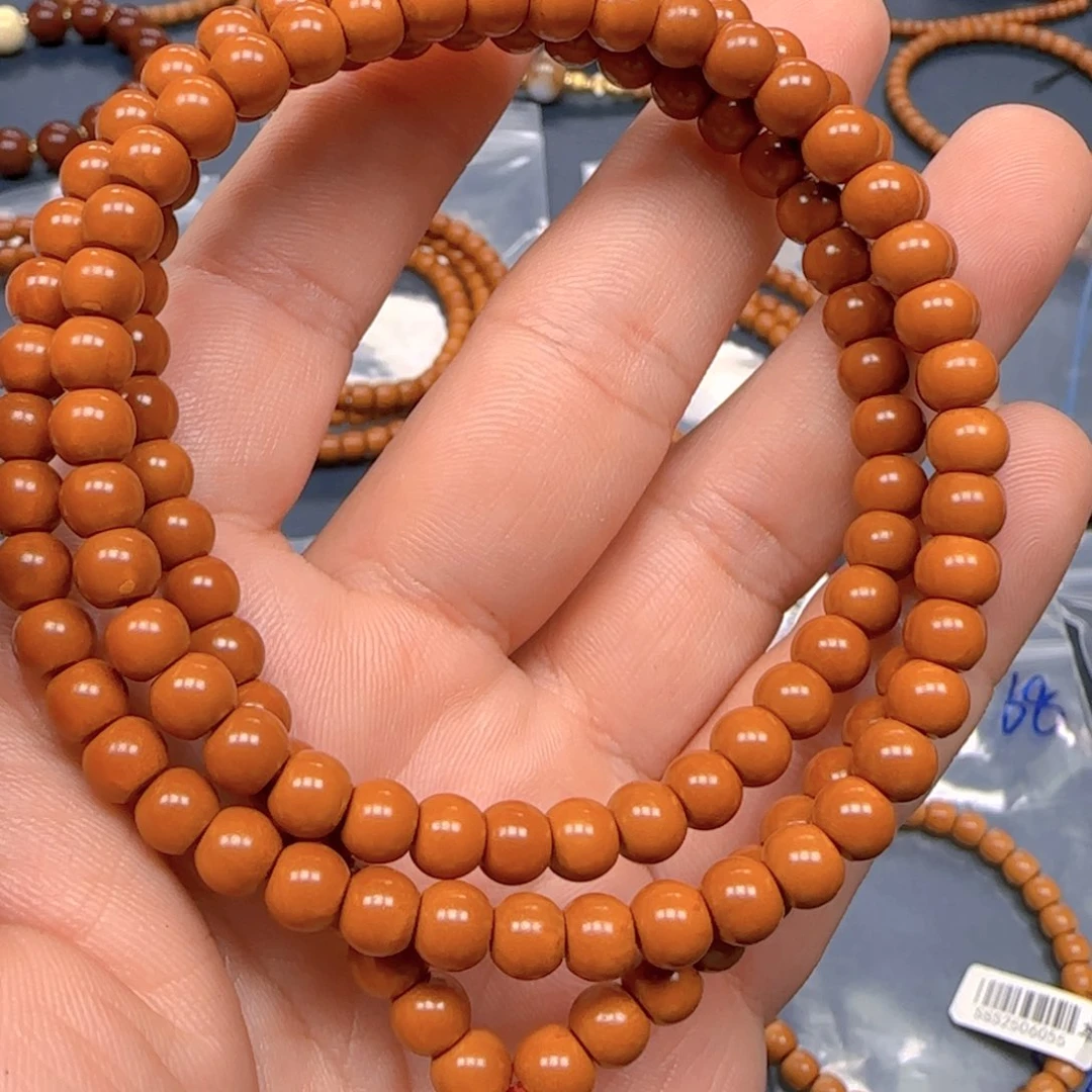 手串橄榄核核尖老型尺寸6.3×130老挝全品
