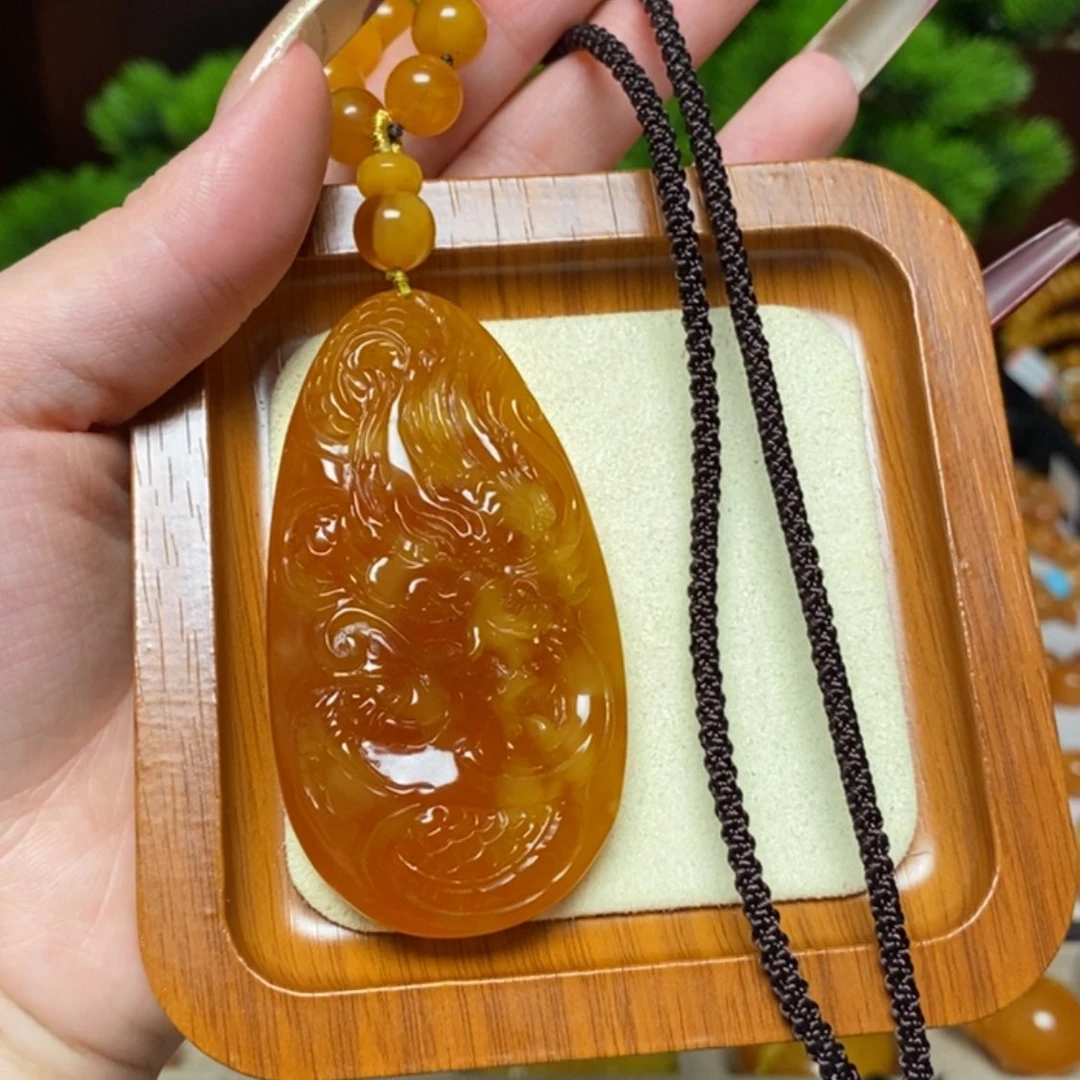 【闪购商品】蜜蜡颈饰未镶嵌项链