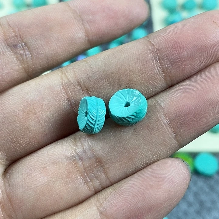 秦古矿口湖北矿散珠配饰尺寸10 羽毛扣