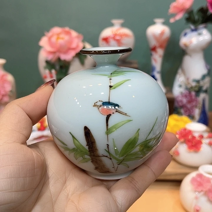 摆件手工陶瓷精致摆件