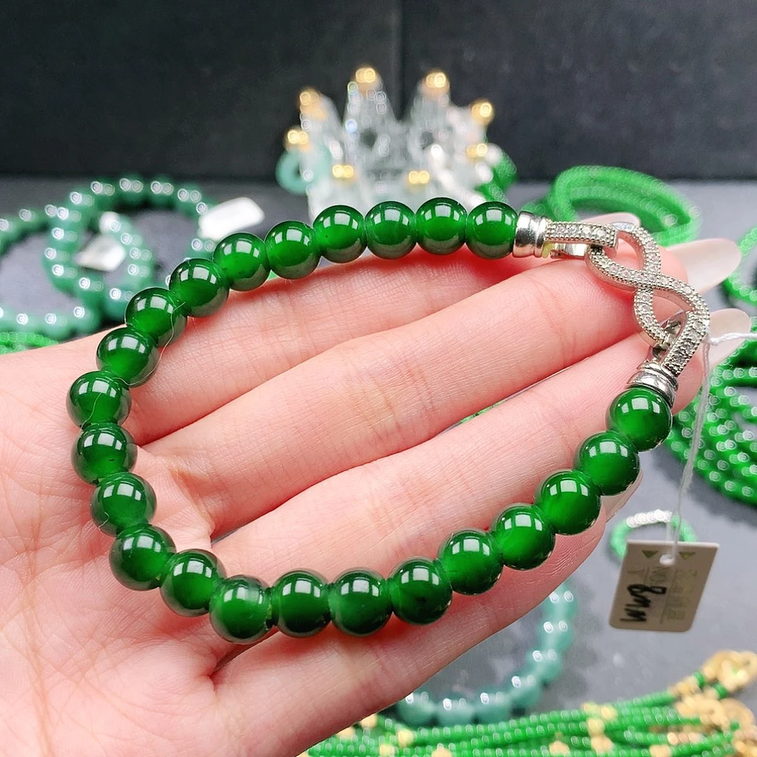 翡翠未镶嵌手链手链