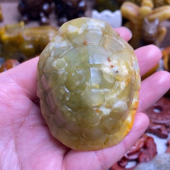 蛇纹石玉未镶嵌颈饰139