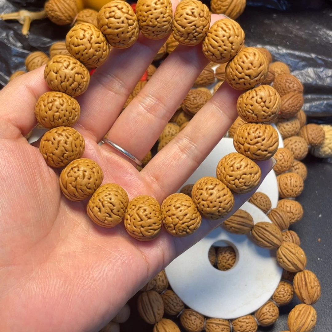 桃木桃核手串18+磨盘