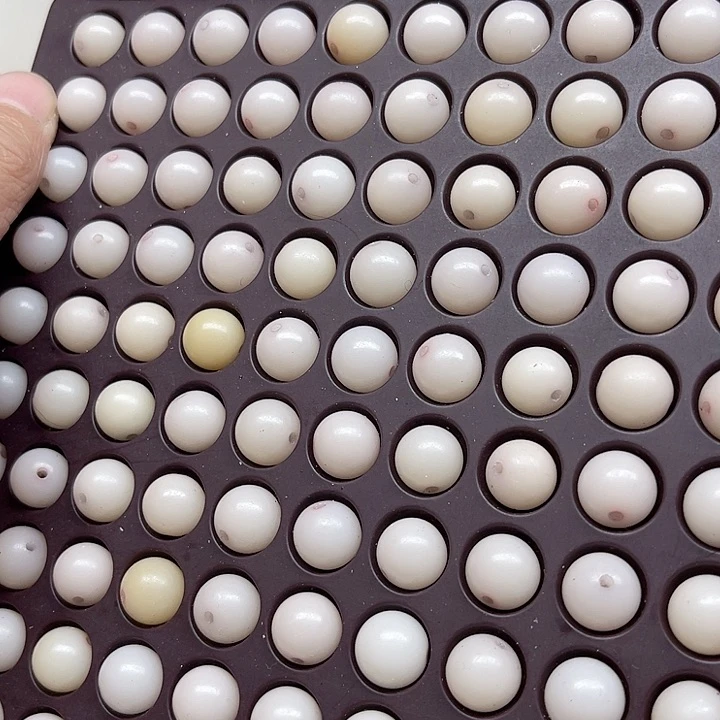 白玉菩提吊坠瑕疵11藕荷色圆珠50颗卡灯牌宠60颗