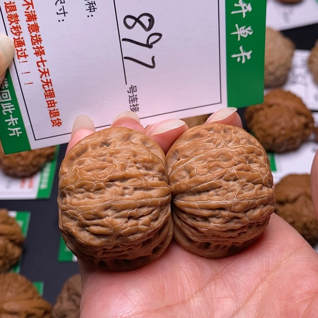 韩***信吊坠文玩核桃897铁锤4.2全品