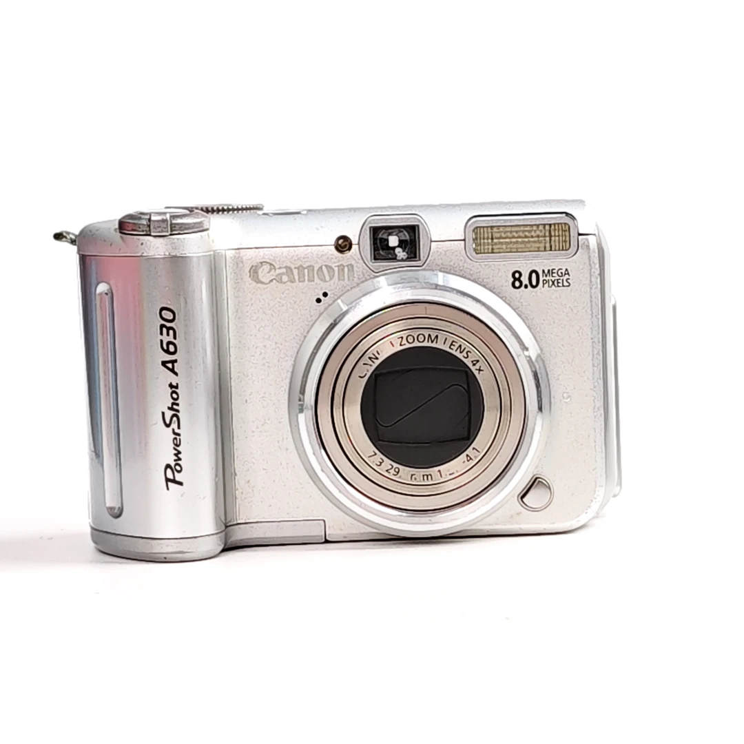 95新 Canon/佳能 特价a630银色800万像素4倍变焦ccd电池自备