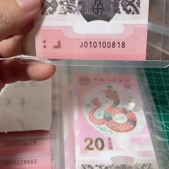 塑料2025年蛇钞靓号如意所示包pmg68