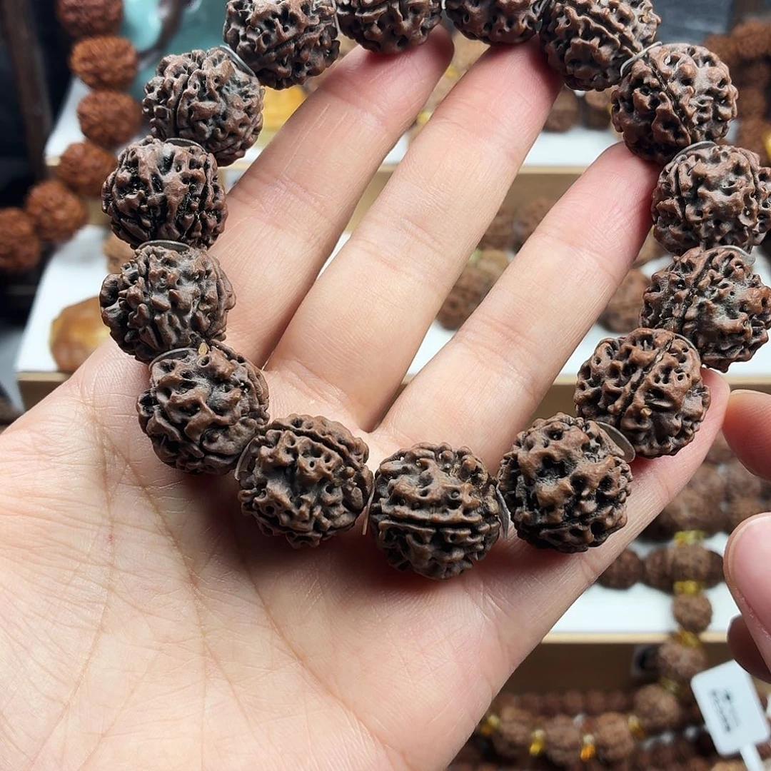 金刚菩提手串稀有精品4瓣龙鳞