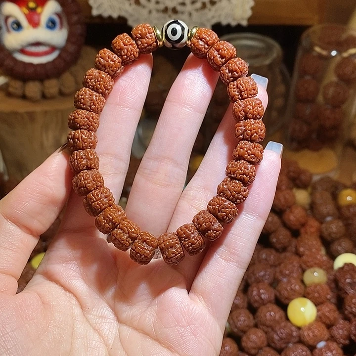 吊坠金刚菩提105玉华藏切单圈白珠